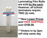 School Laminating Film, price per roll (5-12 quantity)